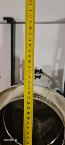 130mm Simpele muurbeugel 22 cm Zwart gecoat