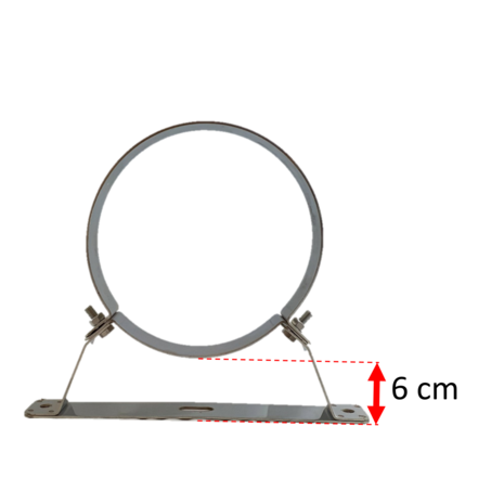 150 Vaste zware muurbeugel