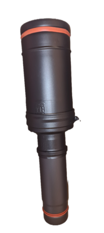 ew80mm + onderaansluitstuk vrouw + dw 80-130 met seal + klemband